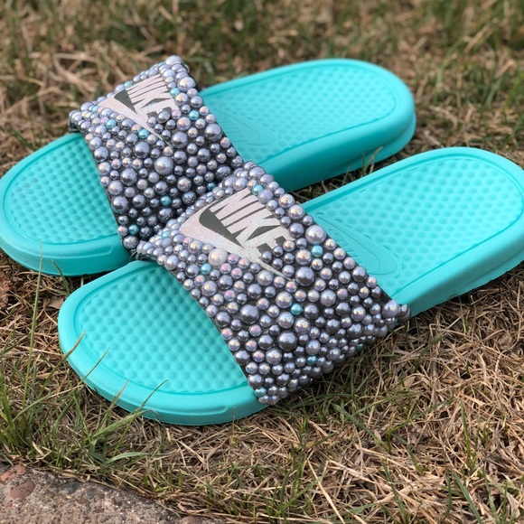Customized Nike Benassi Slides - Picture 2 of 2